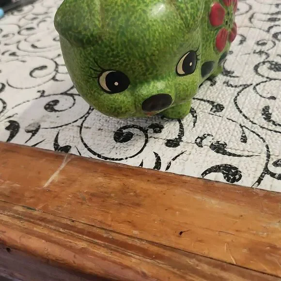 Vintage Veramic Piggy Bank - Picture 2 of 6